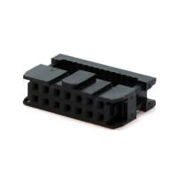 Conector para Flat Cable IDC com Aliviador de 14 vias 101-14TAK